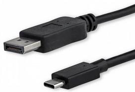 Kabelis Brackton UD-41-01.8 USB Type C Male, Display port male, 1.8 m, juoda sp.