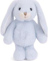 Pliušinis žaislas BUKOWSKI Jumpy Zuikis, žydras, 30 cm
