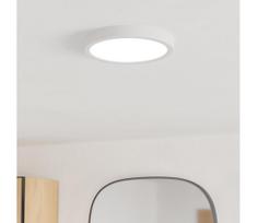 Eglo 901333 - FUEVA LED vonios lubų šviestuvas, 11,5 W, 230 V, Ø21,1 cm, IP44, balta
