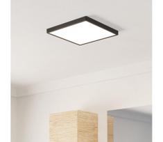 Eglo 901331 - LED lubinis šviestuvas vonios kambariui FUEVA LED/13W/230V 29x29 cm IP44 juodas