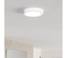 Eglo 901332 - LED vonios kambario lubinis šviestuvas FUEVA LED/7,5W/230V Ø16,6 cm IP44 balta