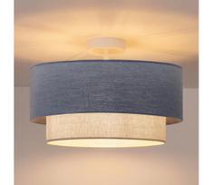 Brilagi - LED prie lubų montuojamas šviestuvas BOHO ECO 1xE27/10W/230V skersmuo 40 cm mėlyna/kreminė