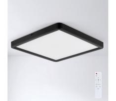 Brilagi - reguliuojamas LED lubinis šviestuvas ESTELA SQUARE LED/36W/230V 31x31 cm juodas + nuotolinis pultas
