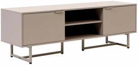 TV staliukas Home4you Clark, pilkai ruda sp., 150 cm x 40 cm x 50 cm