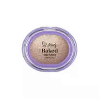 LOVELY_Baked Stay Shiny Highlighter – kepintas veido šviesos atspindys 02