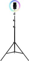 Havit ST7026 - tripod with RGB light ring, black