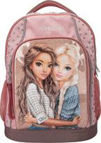 Topmodel - School Backpack DOTS - Rosé with Grey Dots