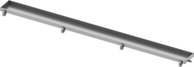 Nerūdijančio plieno dušo latako grotelės plytelei įklijuoti "plate", 1500 mm TECEdrainline, 601570