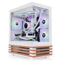 THERMALTAKE View 170 WS ARGB Snow White (white/wood, Tempered Glass x 2, wood structure)