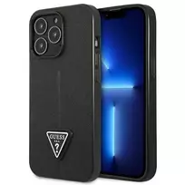 GUESS GUHCP14LPSATLK iPhone 14 Pro 6.1" black | black hardcase SaffianoTriangle Logo