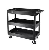 AWTOOLS METAL WORKSHOP TROLLEY 3 TIERS