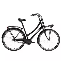Miesto dviratis Bisan Fluante C Glossy Black /Silver (Rato dydis: 700C Rėmo dydis: 20,5)