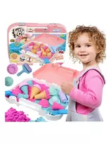 WOOPIE Kinetic Sand Set Ice Cream in a Suitcase 1kg + Accessories
