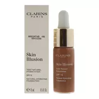 Clarins, Skin Illusion, Hydrating, Luminous, Liquid Foundation, 118, Sienna, SPF 15, 15 ml *Tester