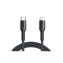 Kabelis SA26 USB-C / Lightning cable 30W Black