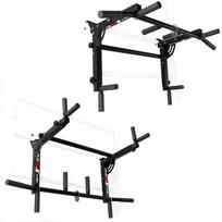Skersinis su lygiagretėmis gimnastikos sienelei K-Sport, iki 200 kg, juodas