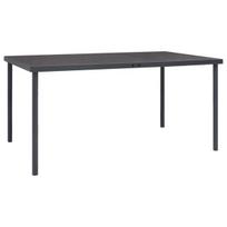 Valgomojo stalas, 150 x 90 x 74 cm, pilkas