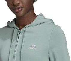 Adidas Džemperis Moterims W Lin Ft Fz Hd Green GL0795/S