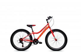 Vaikiškas dviratis Capriolo Diavolo 24", oranžinis/geltonas