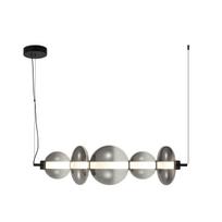 Pakabinamas šviestuvas SONTE 40W LED matinė juoda/dūmų spalva 3000K
