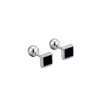 Helix auskarai Black Square E045