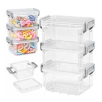 Plastikinė dėžutė - 55x45x15mm - Uždara talpykla - Organizatorius