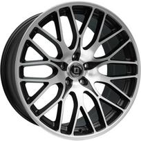 Ratlankis DIEWE WHEELS R20x9 5x108 ET 40 CB 63 (Black Machined) (860 KG kg)