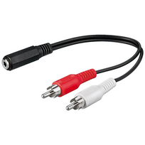 Adapteris Goobay Audio cable adapter, 3.5 mm 50092
