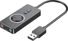 USB 2.0 išorinė garso plokštė Vention CDRBF 1 m, SOUVNTCDRBF