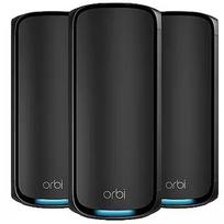 Netgear ORBI 970 MESH-WIFI-7-SET OF 3 QUAD-BAND-MESH BLACK RBE973SB-100EUS