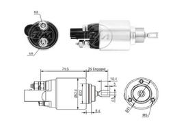 ERA Starterio solenoidinis jungiklis ZM381