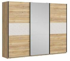 Spinta Glamour, rusva sp., 60.5 cm x 270 cm x 210.5 cm, su veidrodžiu