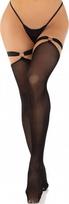 Seksualios pėdkelnės Leg Avenue Thigh Highs, juodos