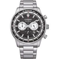 Išmanusis laikrodis Citizen Eco-Drive CA4500-91E vyriškas chronografas, plieninė apyrankė