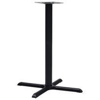 Bistro stalo koja, 76x76x107 cm, juoda