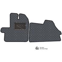 Eko odos kilimėliai QuiltyMats MERCEDES-BENZ SPRINTER 2006-2018m. (3 vietų) (Pilka / pilkos siūlės)