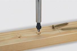 Wolfcraft įleidimo grąžtas su šešiakampiu kotu 4-10mm