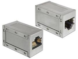 Delock RJ45 Adapter RJ45 - RJ45 Bu/Bus Cat6 shielded