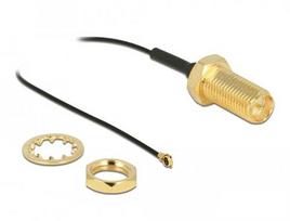 Delock Antenna cable RP-SMA for installation  MHF 4 pieces 0.81