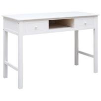 Rašomasis stalas, 110x45x76 cm, baltas
