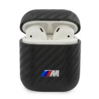 BMW BMA2WMPUCA AirPods 1/2 cover, black PU Carbon M Collection