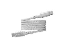 HAVIT CB6297 – Magnetic USB Type-C to USB Type-C cable, 1m (white)