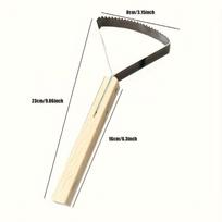 1pc Heavy-Duty Manual Weed Puller Tool with Soil-Piercing Tip & Root Extraction - Lawn Mower Compatible for Garden, Sidewalk, Driveway 1pc