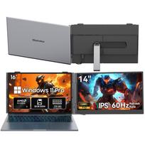 Blackview GamiBook 8 Nešiojamasis kompiuteris 16 colių 32GB 1TB AMD Ryzen™ 7 7735HS 8 branduoliai 16 gijų Windows11 Pro Nešiojamasis kompiuteris 32+1TB with 1*SCM6 pilka