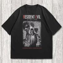 2026 Residents Evils 9 Requiem High Quality Pure Cotton T-shirt Biohazard Requiem Horror Game Tee Leon Kennedy T-shirt Y2k Ins 4XL