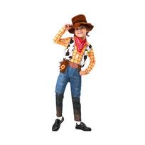 Medinis Kostiumas Vaikams Anime Žaislų Istorija Šerifas Woody Pride Cosplay Vaikas Kaubojus Bodis Drabužiai Helovino Karnavalo Kostiumai 3-4 Years