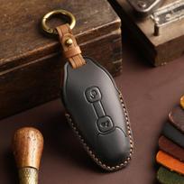 Suitable for motorcycle vespa key cover GTS300 special remote control protective cover leather high-end retro juoda