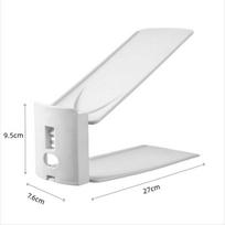 Adjustable Double-Layer Space-Saving Shoe Rack for Home Doorway 27*7.6*9CM