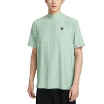 Nike languotas golfo apykaklės vienspalvis greitai džiūstantis megztinis T-shirt vyriški viršutiniai drabužiai II0785-006 M