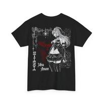 2026 New Year's Hot Sales, Death Note Misa Amane Tshirt, Anime Graphic Tee, Unisex Heavy Cotton Shirt, Short Sleeved Casual T-shirt 4XL